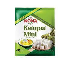 KETUPAT MINI INSTAN NONA PRAKTIS SIAP SAJI EMPUK LEZAT SATAY RICE MINI RICE CAKE HALAL MURAH