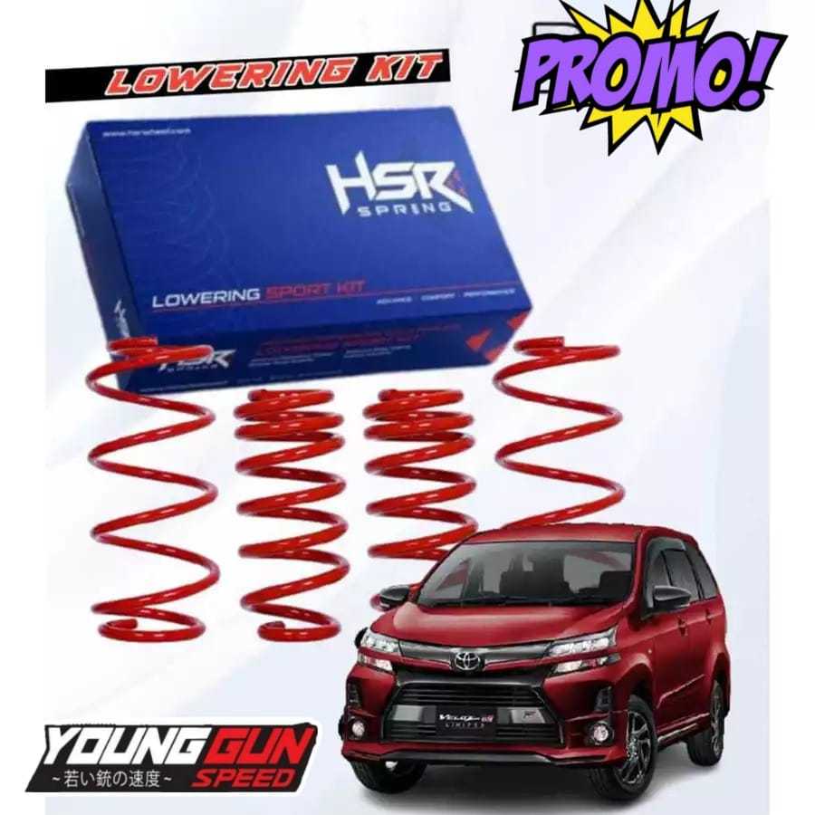 LOWERING KIT HSR AVANZA/TERIOS/RUSH per velg mobil per ceper murah lowering kit avanza