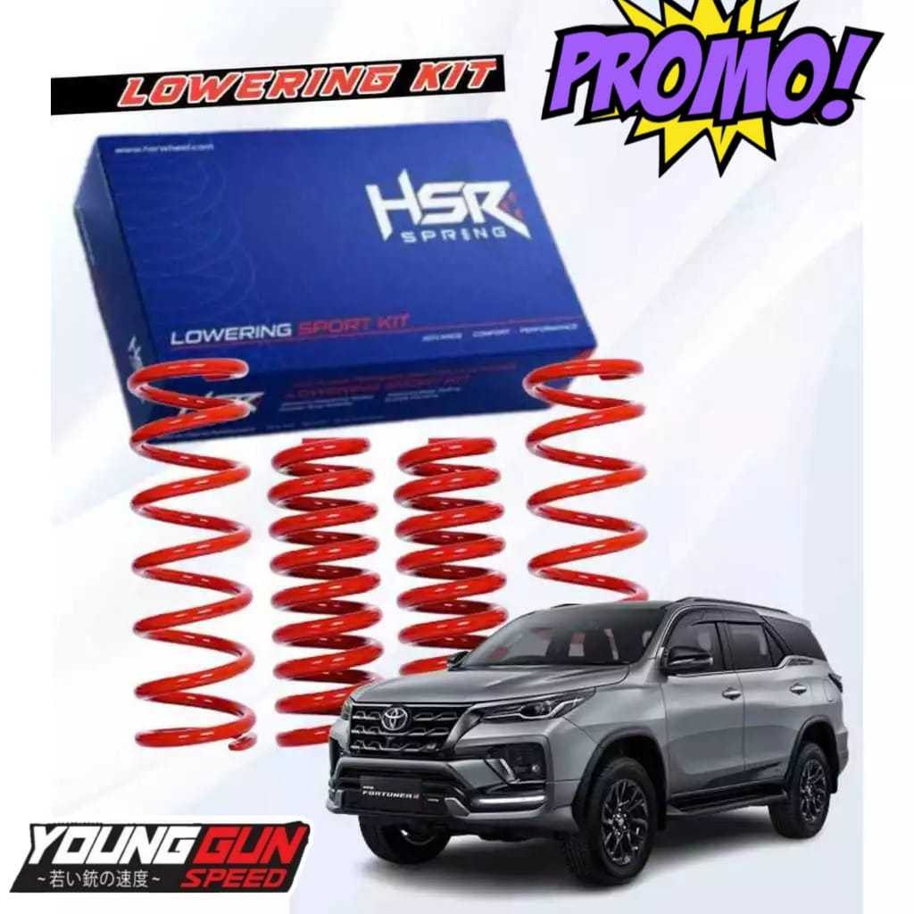 Jual Lowering Kit Hsr/Per Ceper toyota FORTUNER VRZ TRD SPORTIVO ORIGINAL HSR lowering kit Fortuner