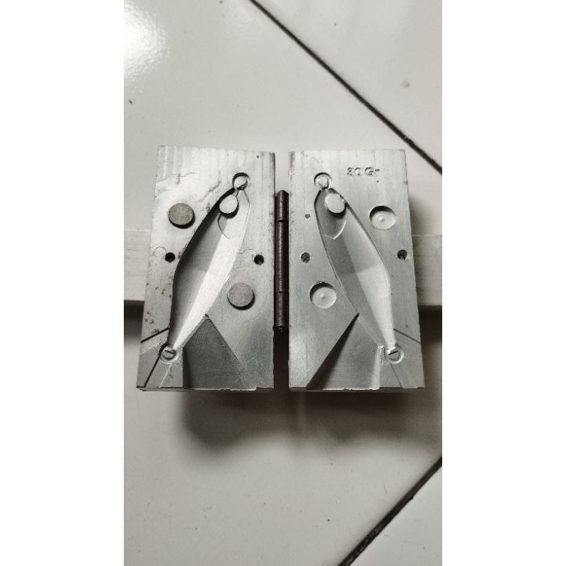 Cetakan Metal Jig CNC duo Tetra 30 grm