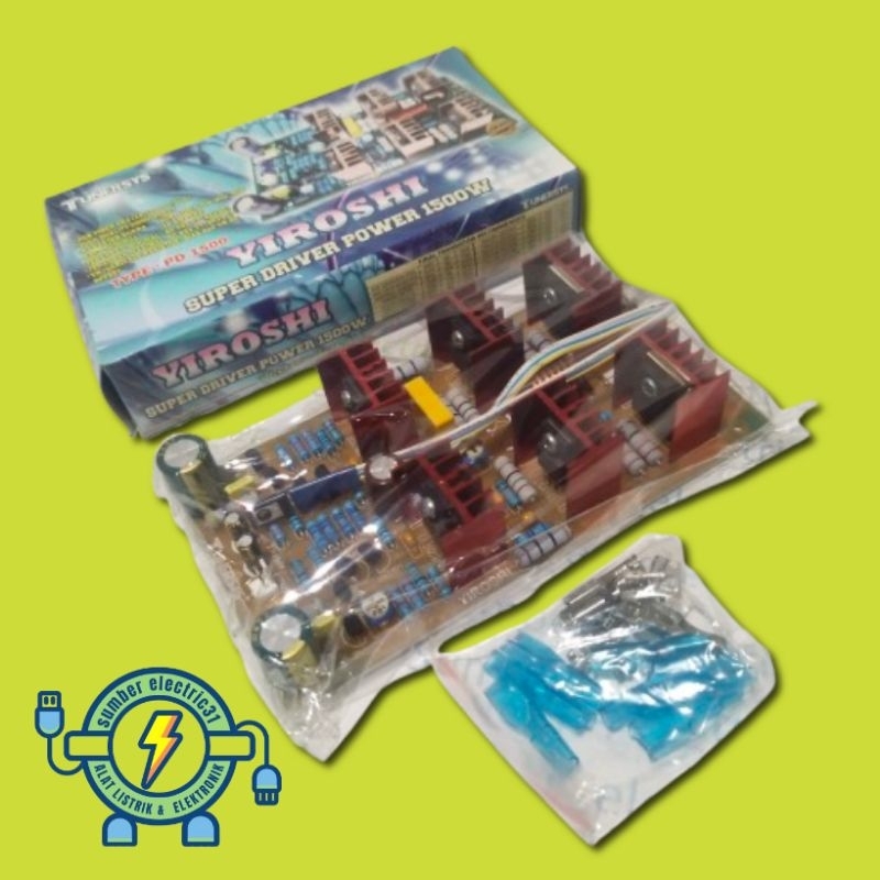 KIT DRIVER POWER AMPLIFIER 1500 WATT YIROSHI BY TUNERSYS PRODUCT