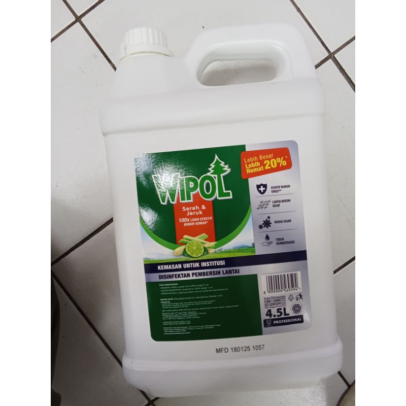 WIPOL SEREH DAN JERUK 4.5LITER