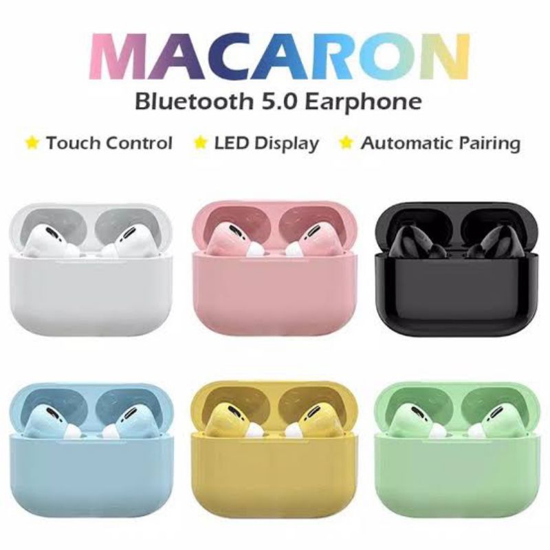 Headset Bluetooth TWS i13 Macaron