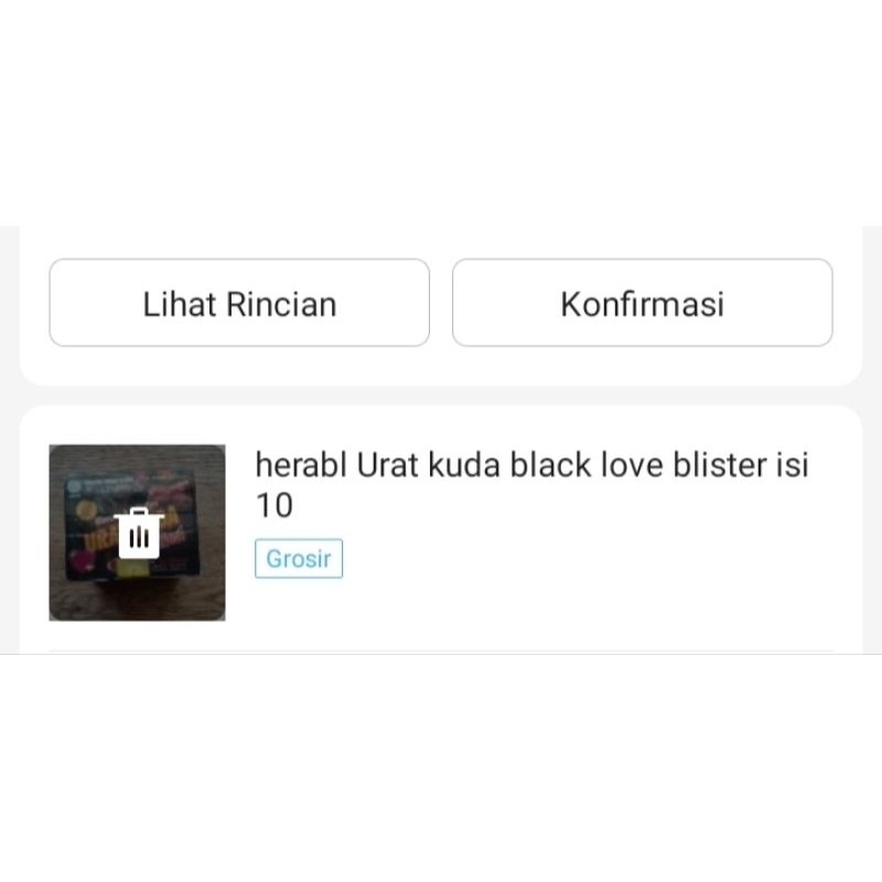 

herbal bersetandar Uk (black) ragil ori