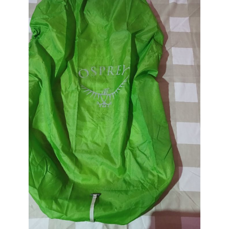 Rain cover osprey original 60 liter bawaan keril.