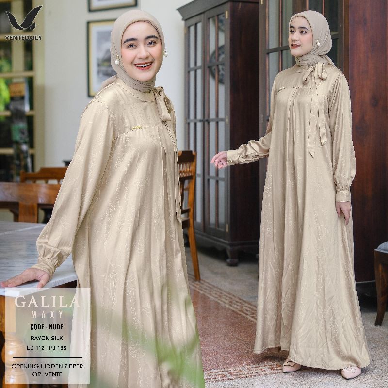 GALILA MAXY BY VENTE DAILY GAMIS RAYON SILK LD 112 ORI VENTE GAMIS VENTE GAMIS RAYON SILK MOTIF PREM