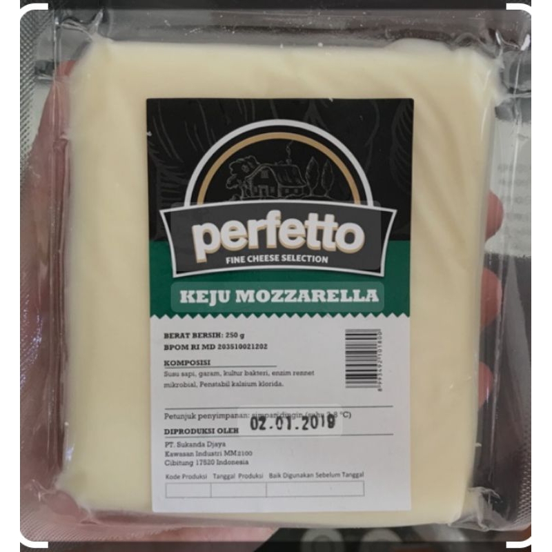

Perfetto Keju Mozzarella 250 Gr