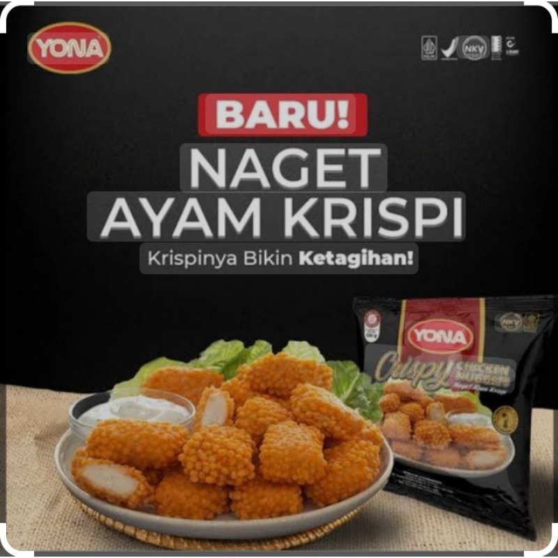 

Yono Nugget Ayam Crispy 500 Gr