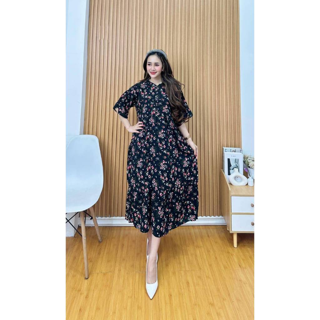 Daster Jumbo // Daster Chibi // Daster Chibi Jumbo Ld 120 Busui Resleting Depan