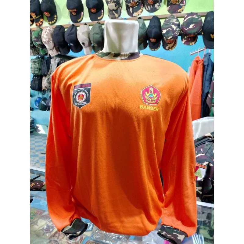 KAOS BAGANA KAOS DORENG BAGANA KAOS OREN BAGANA KAOS TANGGAP BENCANA Kaos panjang Bagana