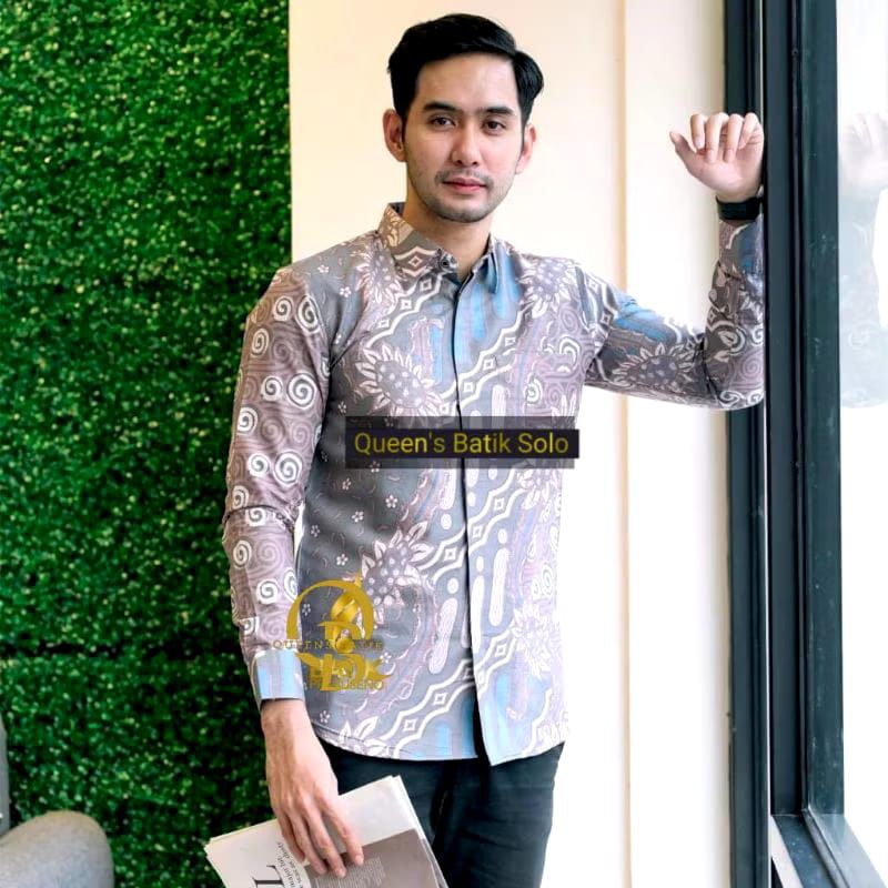 Baju batik lengan panjang, kemeja batik pria lengan panjang,baju batik pria,baju batik solo
