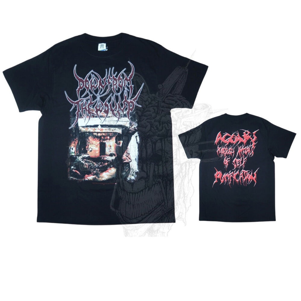 T-Shirt - Down From The Wound - Agony Through Rituals Of Self Purification