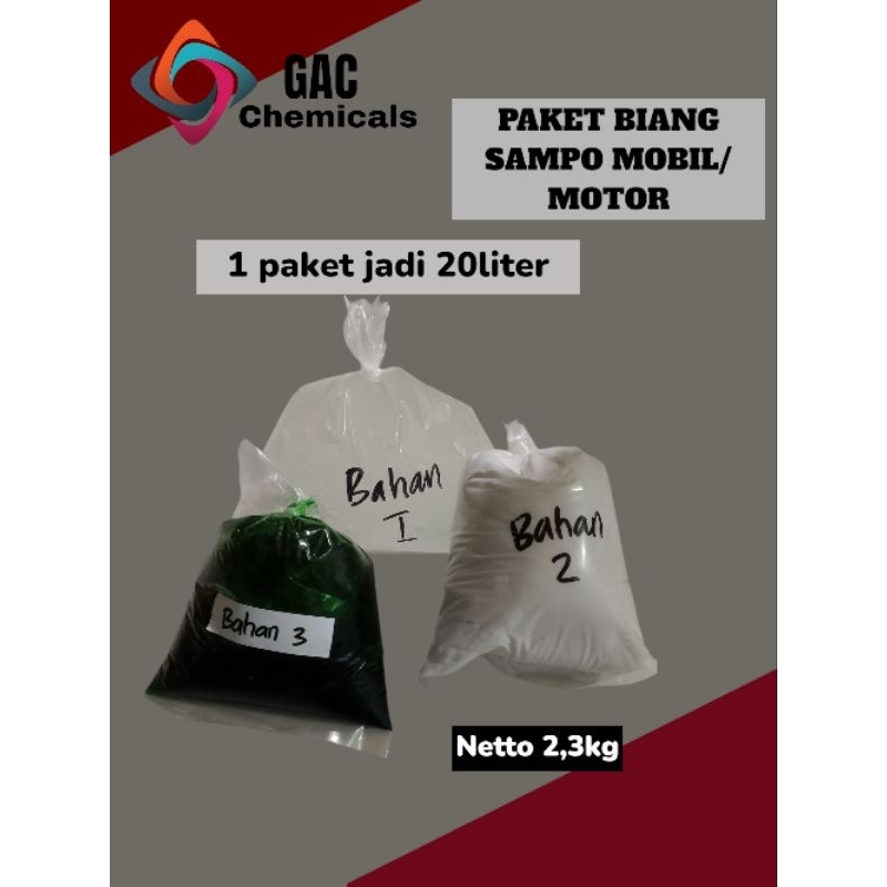 paket sampo mobil/motor,biang sampo mobil/motor, konsentrat sampo mobil/motor