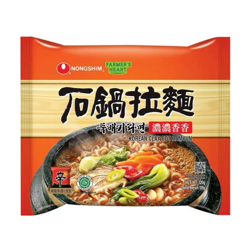 

NONGSHIM Ramen Korea Claypot Ramyun 120g Halal