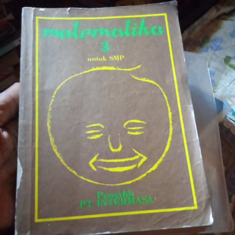 buku matematika 3 untuk SMP, buku original jadul