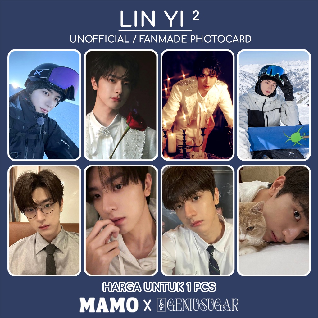 [MAMO] CHINESE ACTOR - LIN YI [2] PHOTOCARD FANMADE