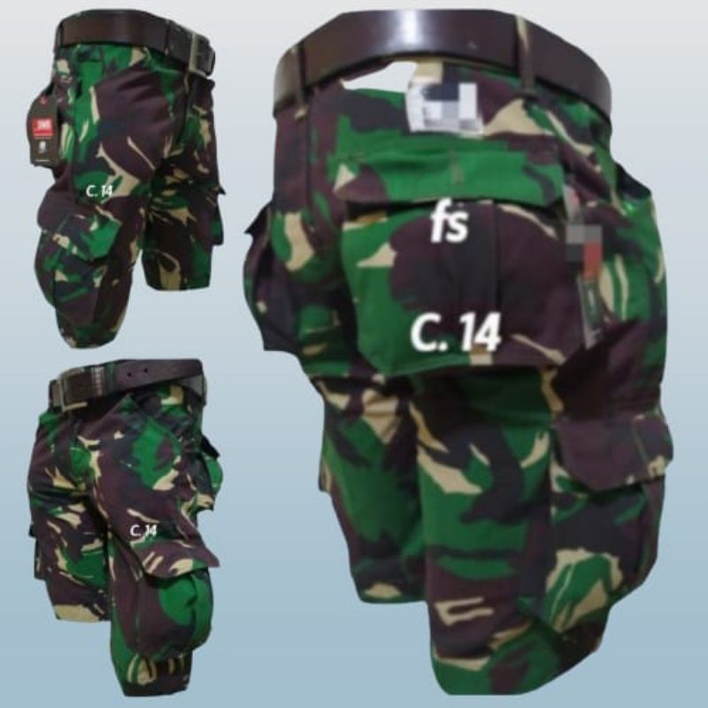 Kargo Pendek Pria/Celana Pendek Kantong Samping