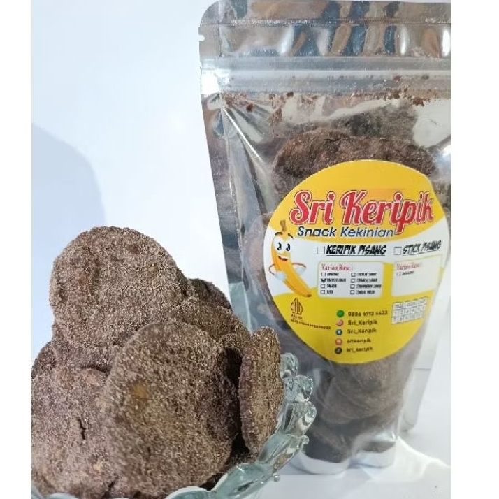

KERIPIK PISANG KHAS TULUNGAGUNG RASA COKLAT KRIUK