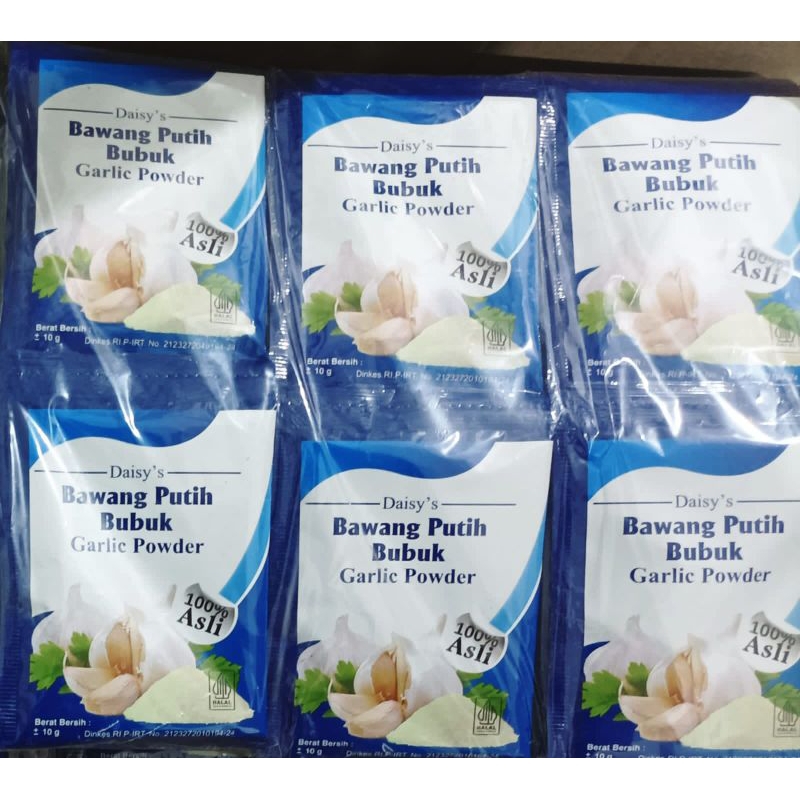 

Garlic powder Bawang putih bubuk 10gr per lusin