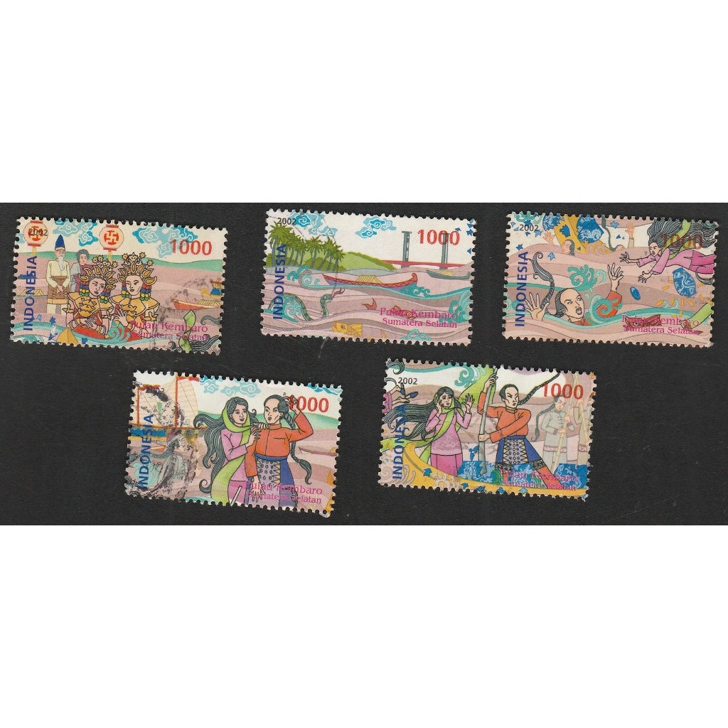 

A 12056 LIMA BUAH PRANGKO INDONESIA TEMA CERITA RAKYAT SUMATERA SELATAN - PULAU KEMBARO DENGAN KONDISI SUDAH ADA CAP