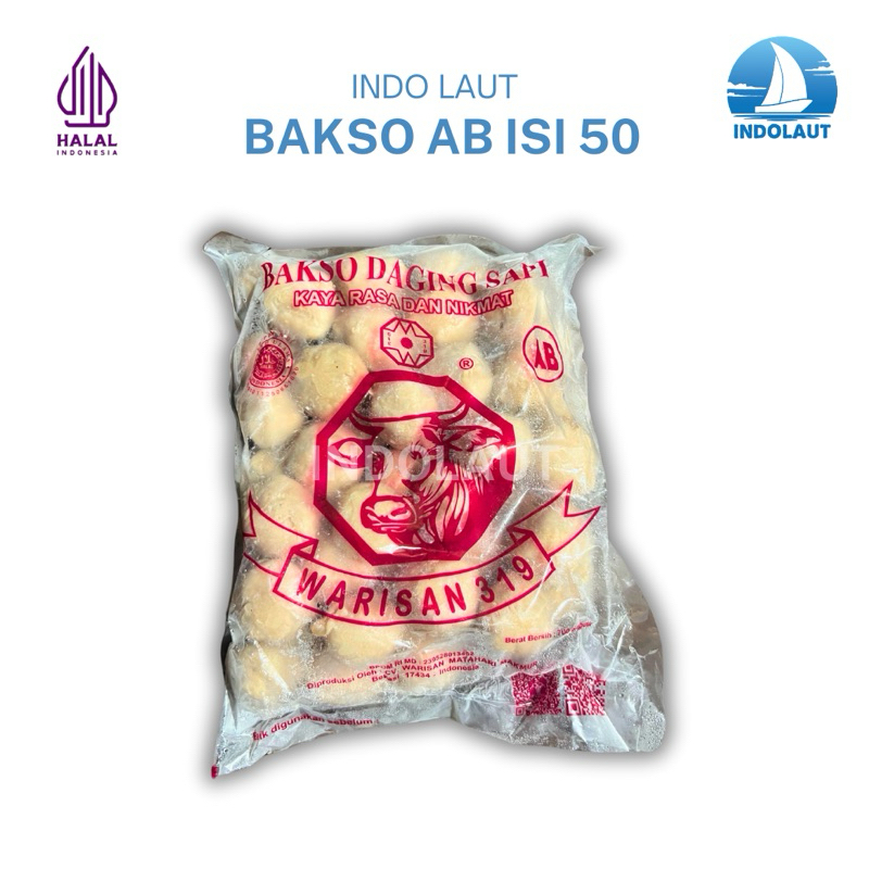 

Bakso AB Warisan isi 50 Butir