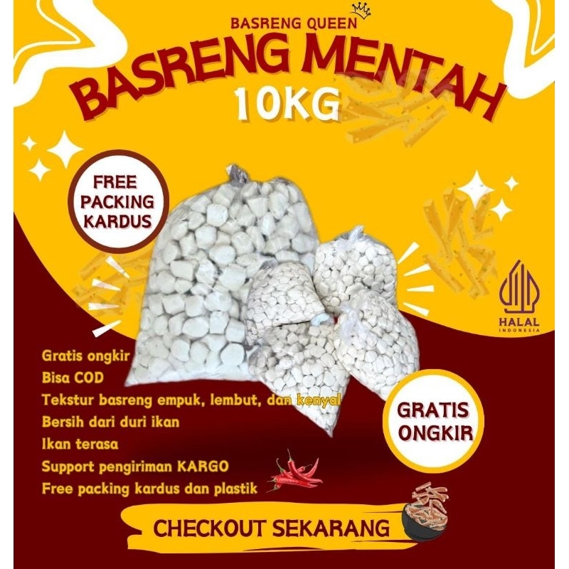 

BASRENG MENTAH 10kg TERMURAH