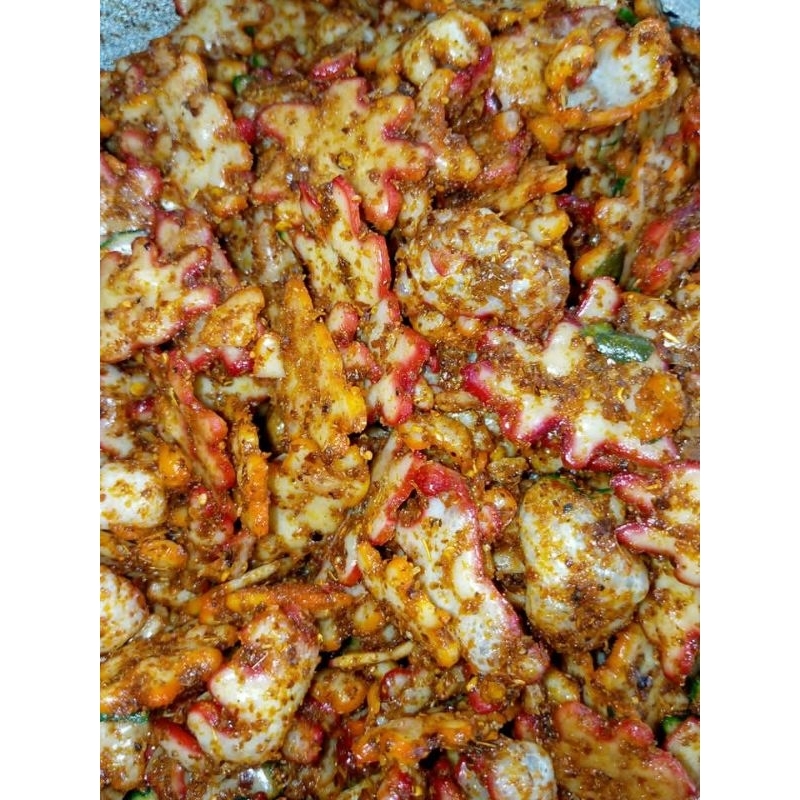 

Krupuk marissol pedas daun jeruk ½kg