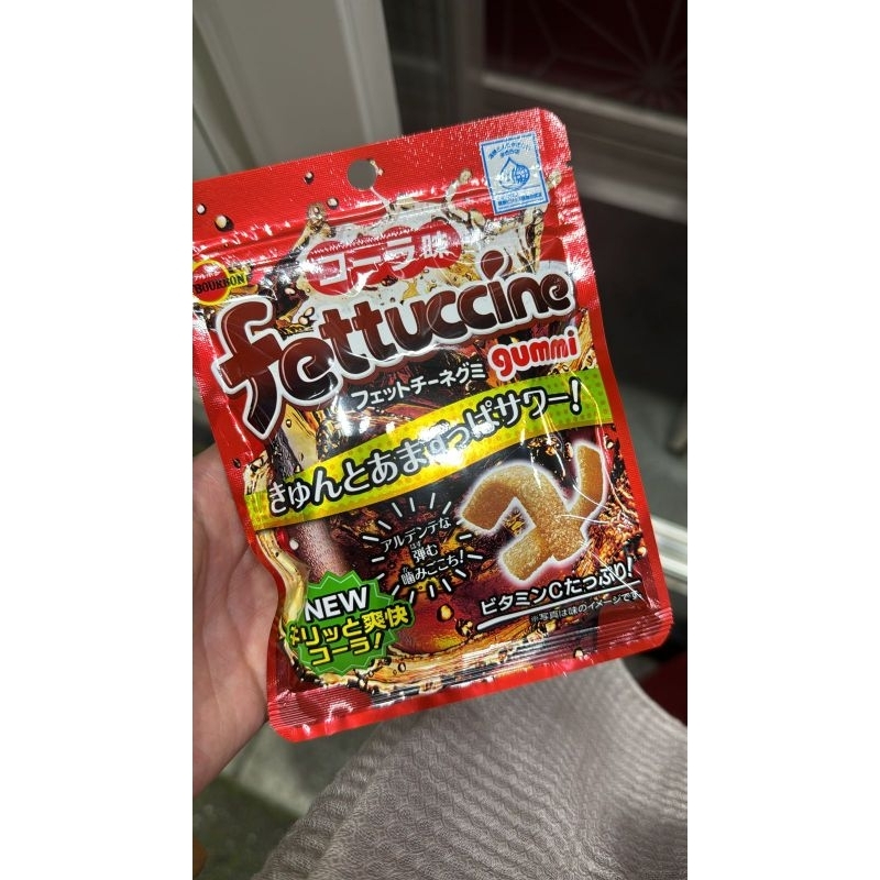 bourbon fettuccine gummi jepang