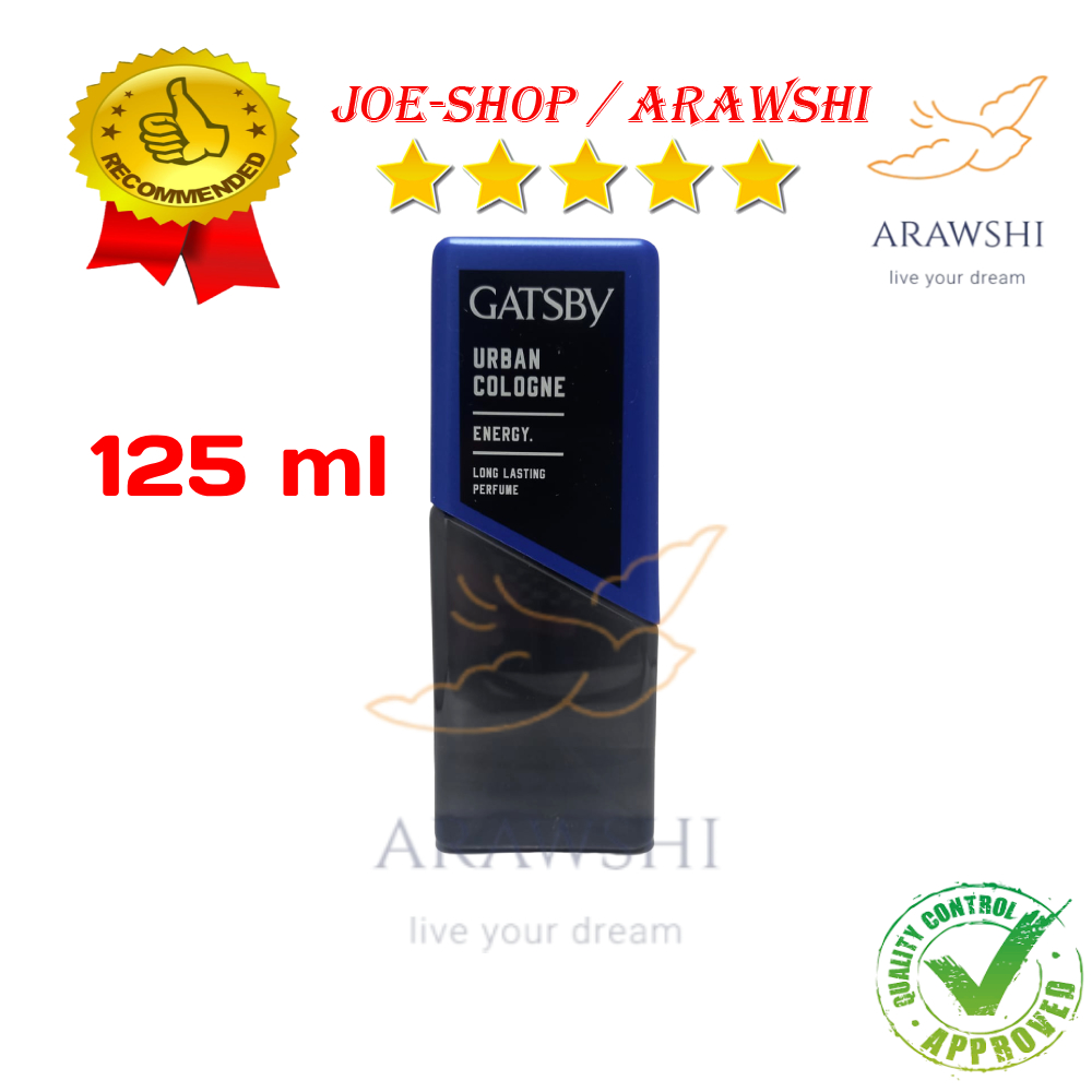 GATSBY Body Perfume Urban Cologne Energy 125 mL – Parfum Pria Aroma Segar Maskulin Tahan Lama