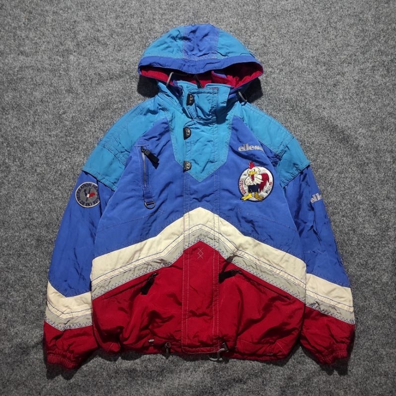 JACKET SKI SNOWBOARD OUTDOOR ELLESSE COCORICO COLORBLOCK/COLOURBLOCK VINTAGE THRIFT/SECOND