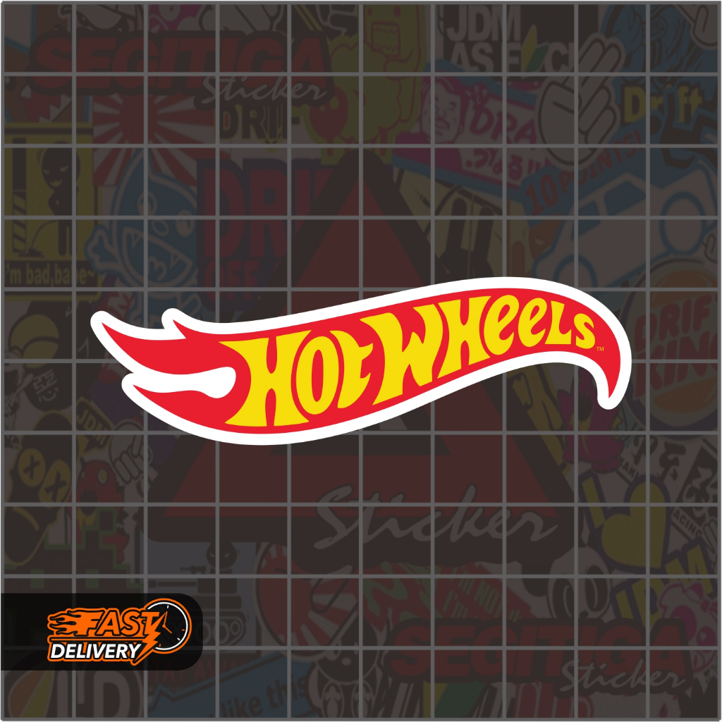 

Sticker LOGO HOTWHEELS Ukuran 9x2.8 Cm