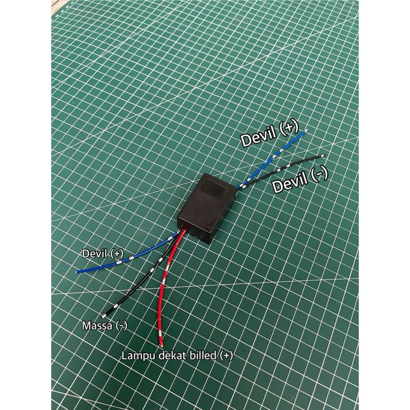 Modul Devil Auto Cut Off Relay Modul Devil Lampu Biled