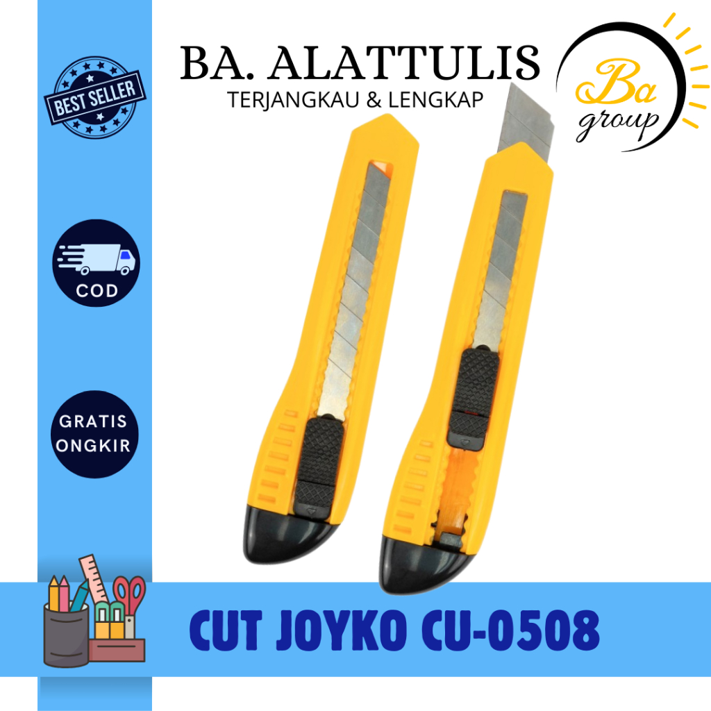 

Cutter Pisau Pemotong Joyko CU-0508 - BA.ALATTULIS