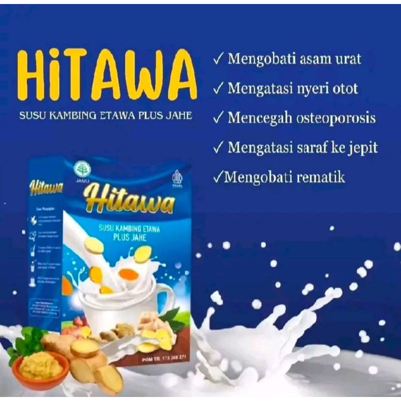

Hitawa Susu Kambing Etawa Plus Jahe 200gram