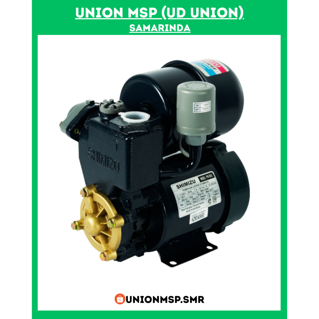 Shimizu PS 135E Pompa Air Listrik 125W Otomatis Hisap Kuat 9m Dorong 30m | Pompa Jet Pump Shimizu 1 