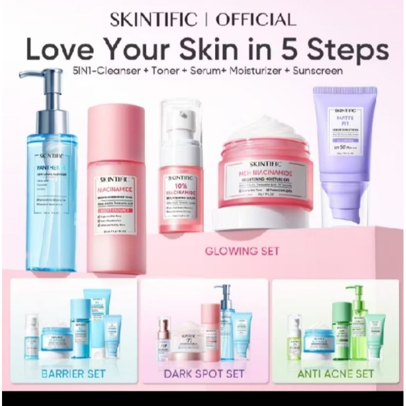 SKINTIFIC GLOWING SET