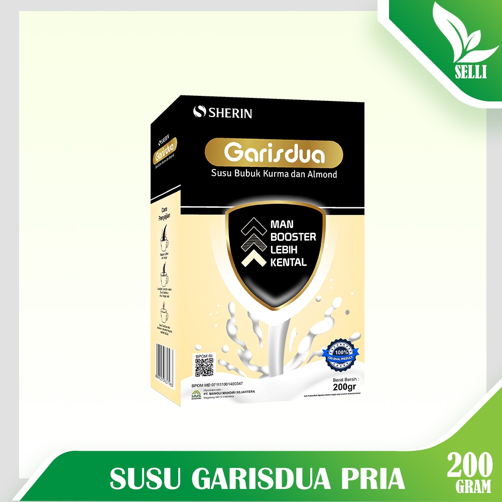 

Sherin - Susu Kambing Etawa Bubuk Susu Garisdua Pria isi 200 gr