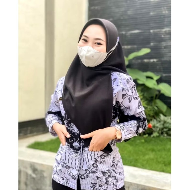 Baju Seragam PGRI Terbaru Pria/Wanita Size S/M/L/XL/XXL/4L/5L