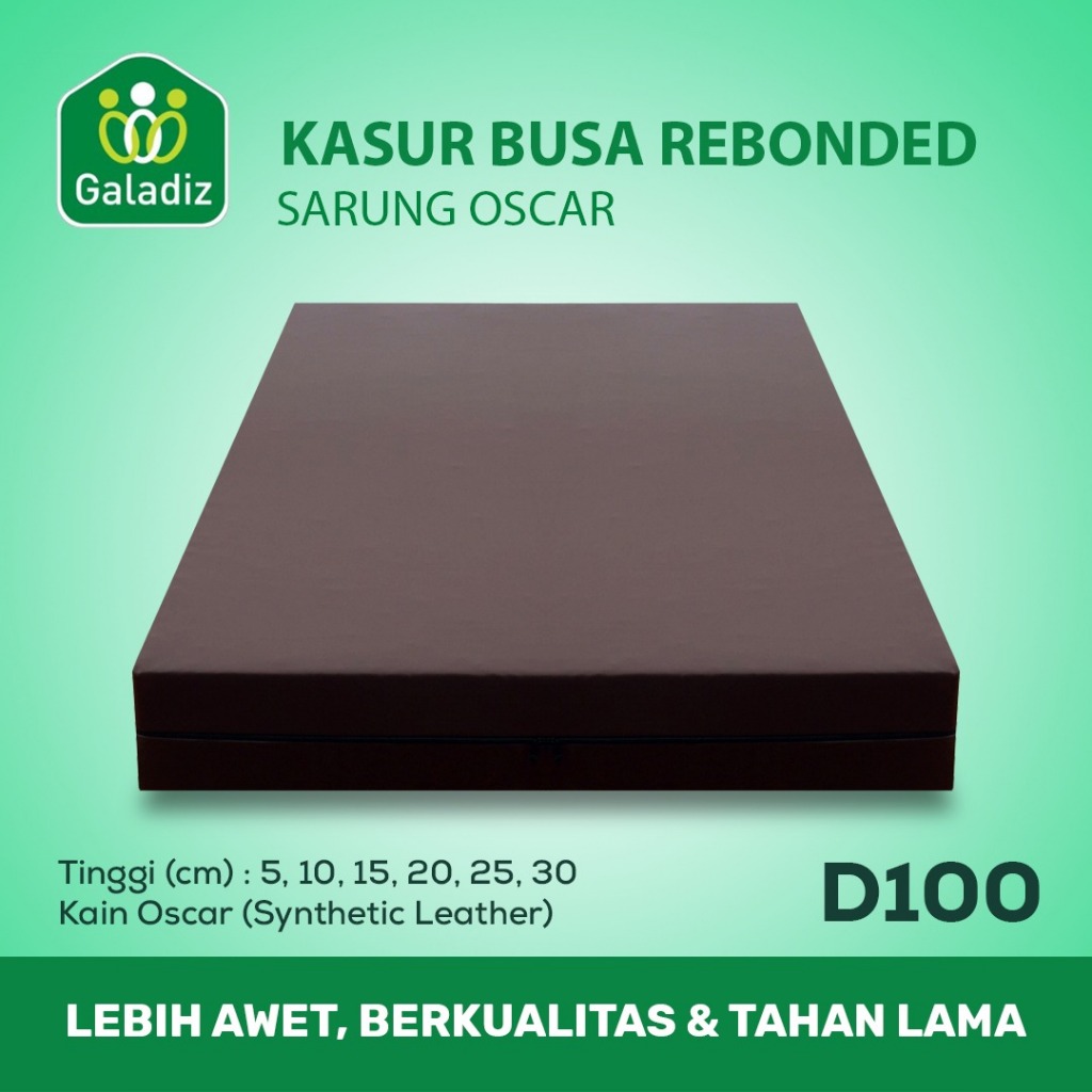 Galadiz Kasur Busa Rebounded Sarung Oscar Density 100 Ukuran 100x200 - 120x200 CM