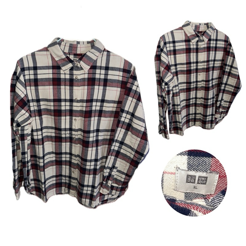 Preloved Kemeja Flanel Uniqlo