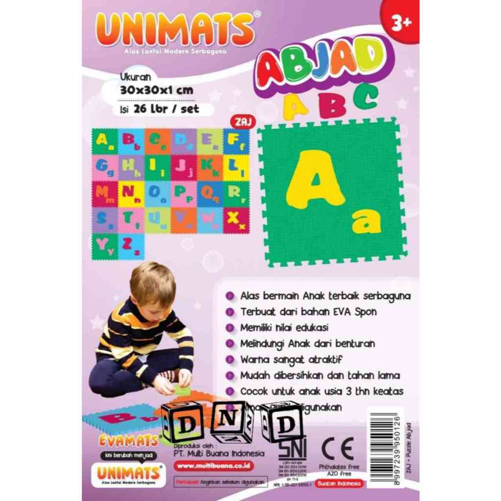 UNIMATS EVAMATS KARPET PUZZLE ANAK ABC