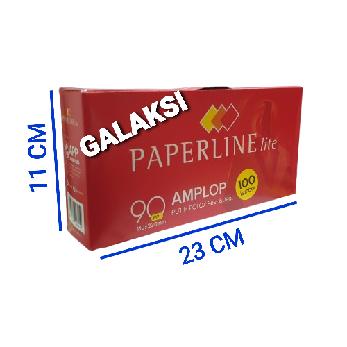 

[ MERAH ] AMPLOP 90 PAPERLINE LITE 70 GSM ( 11 x 23 CM )