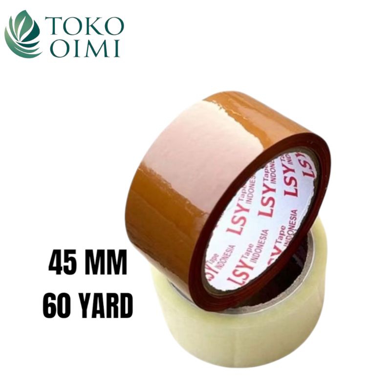 

Lakban Bening / Coklat 45mm x 60Yard