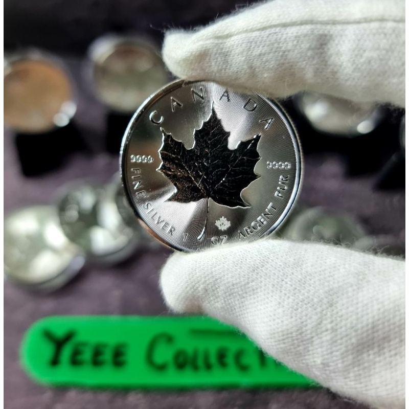 Koin Perak Maple Canada 1 oz 9999 Pure Silver Coin