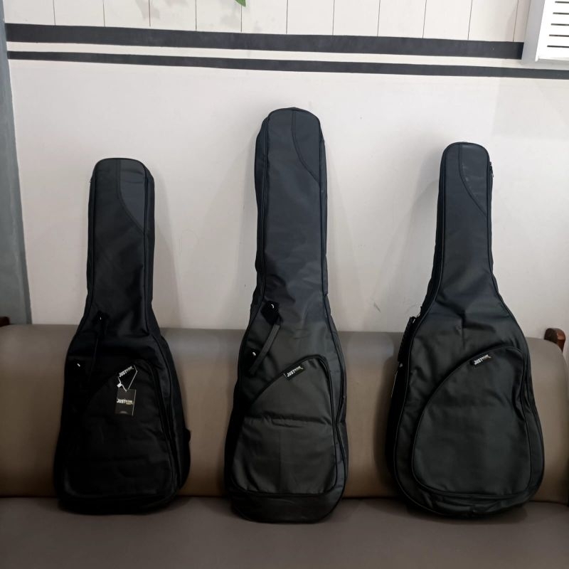 tas ransel gitar elektrik, gitar akustik, gitar bass