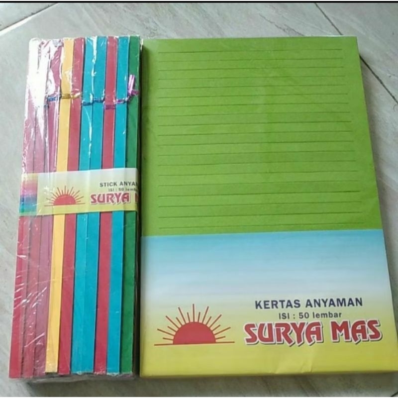 

Anyaman kertas 1cm isi 5 lembar