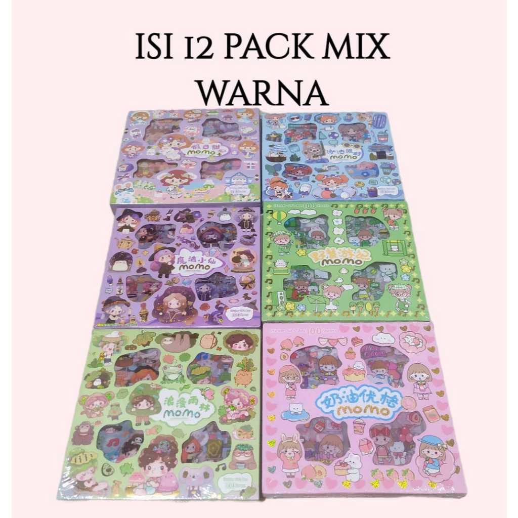 

GRODIR Sticker Isi 100 Lembar Karakter Sanrio Stiker Sanrio Sticker Kuromi Cinnamoroll
