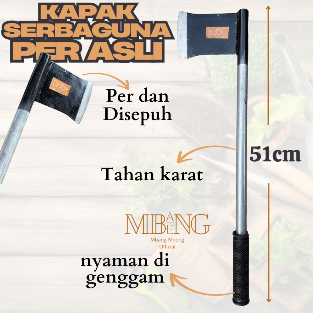 Mbang-Mbeng Kapak Serbaguna PER ASLI / Kapak sawit / kampak