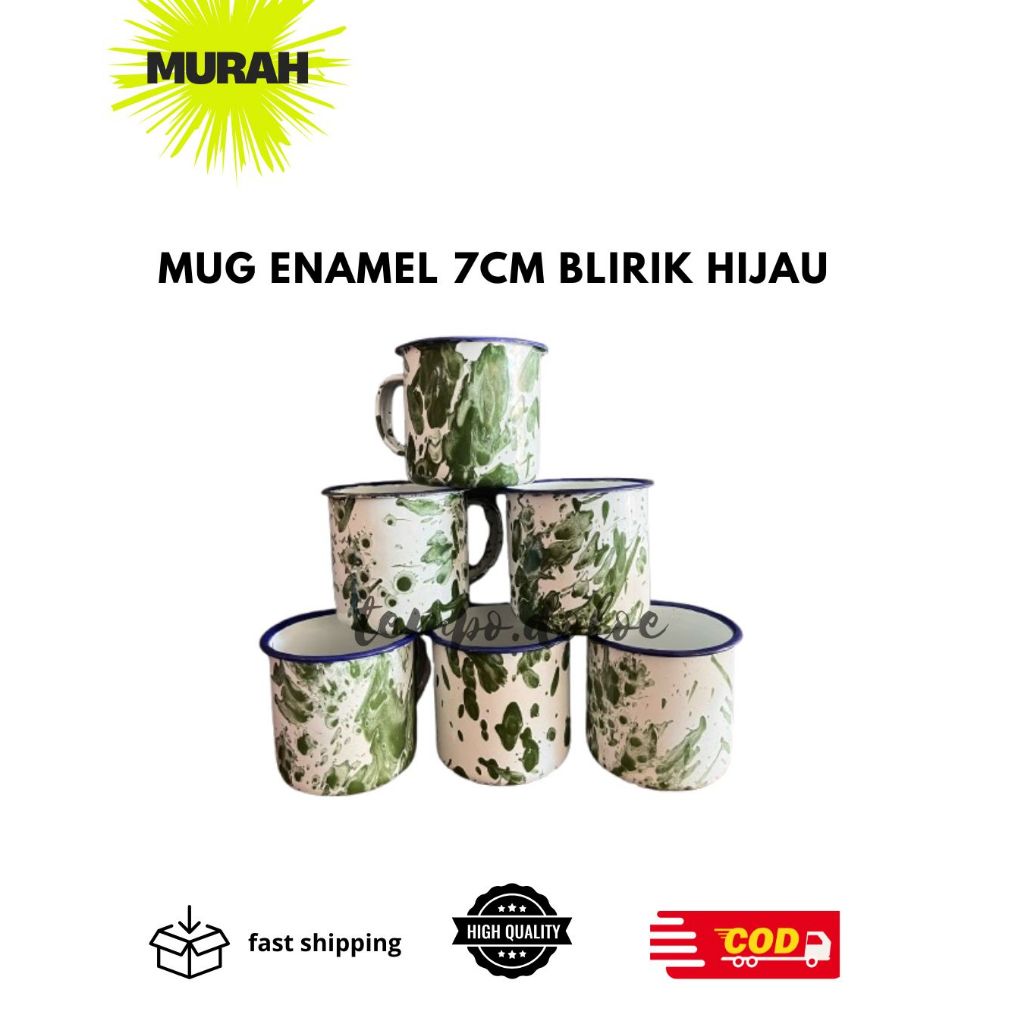 Mug Enamel 7cm Blirik Jadul