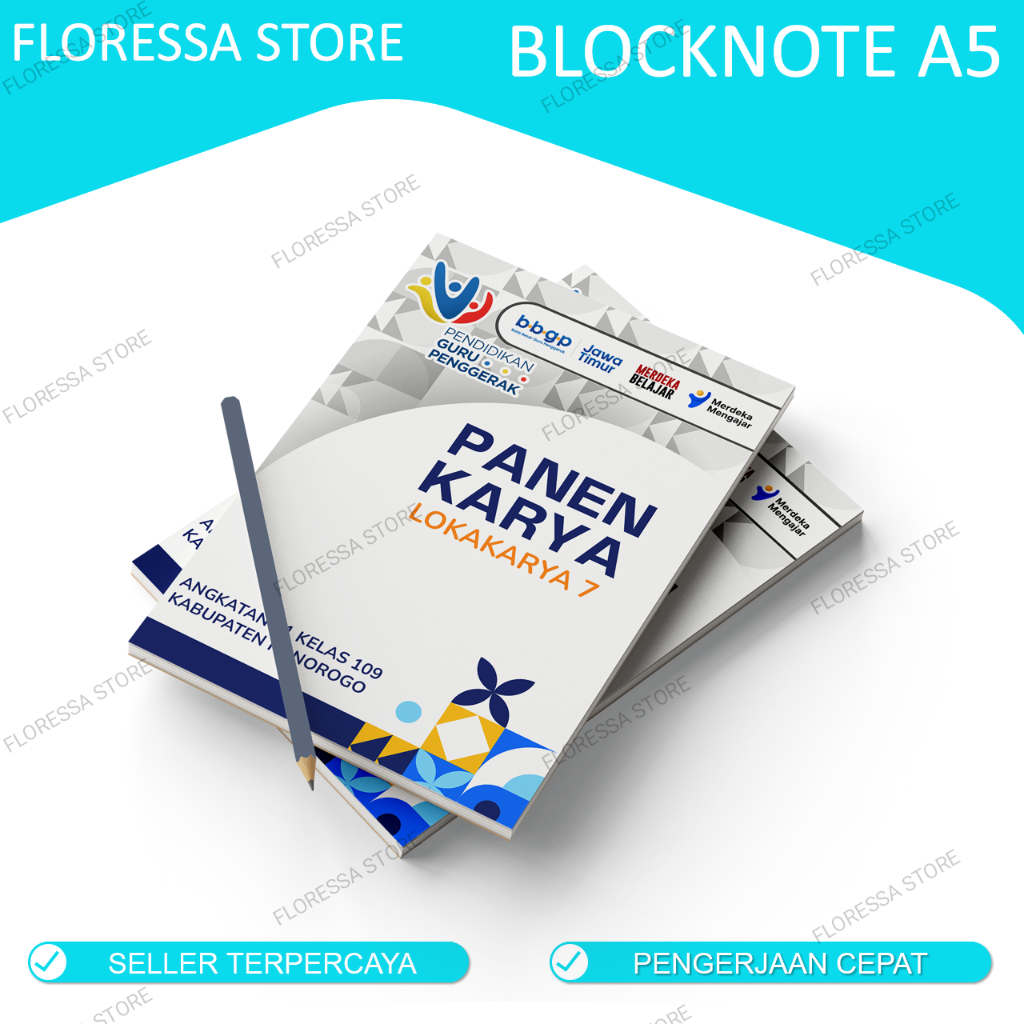 

BLOCKNOTE CUSTOM BLOCK NOTE CUSTOM UKURAN A5 ISI 50 LEMBAR 30 LEMBAR